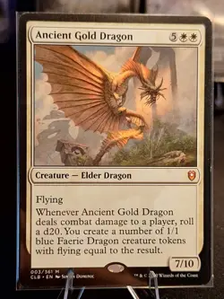 Ancient Gold Dragon Mythic Regular Commander Legends: Battle for Baldur's Gate - Image 1