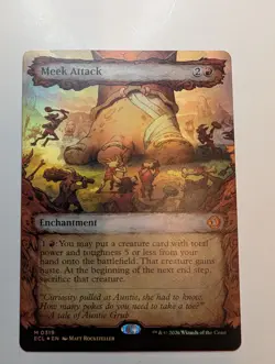 MTG - Meek Attack - ECL - M - Showcase Foil - 319 - Image 1