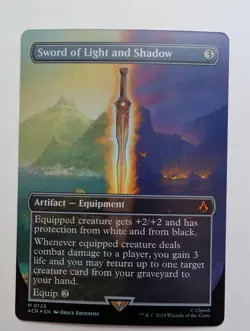 MTG - Sword of Light and Shadow - ACR - M - Borderless Foil - 125 - Image 1