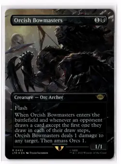 Orcish Bowmasters (Borderless) 433 UB: The Lord of the Rings: Foil NM - Image 1
