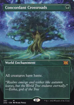 Concordant Crossroads (Borderless) - M - Double Masters 2022 - 367 - NM - Image 1