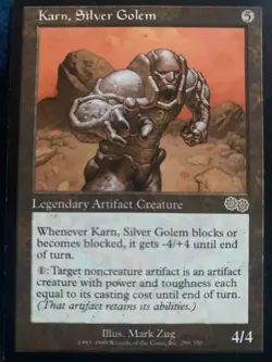 Karn, Silver Golem Urza's Saga Regular MTG Magic The Gathering - Image 3