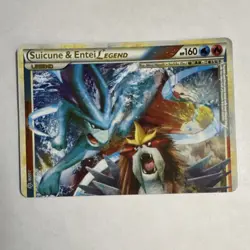 Pokemon Suicune & Entei Legend 94/95 Unleashed Ultra Rare 160 HP Holo - Image 1