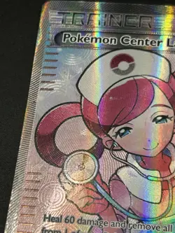 Pokemon TCG Pokemon Center Lady (105 Full Art) 105/106 Flashfire Holo - Image 3