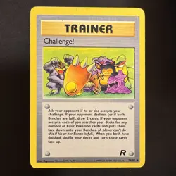 Challenge! - 74/82 - Team Rocket - Pokemon - Uncommon - Played - Image 1