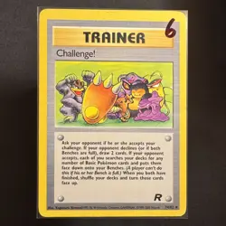Challenge! - 74/82 - Team Rocket - Pokemon - Uncommon - Played - Image 3
