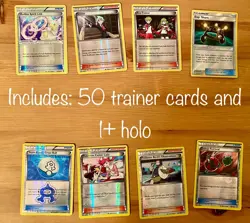 Pokemon TCG-50 random trainer cards+1 Holo-(item - supporter - stadium) - Image 2