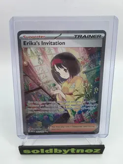 Pokemon Erika's Invitation 203/165 SV: Scarlet & Violet 151 Near Mint - Image 1