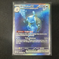 2023 POKEMON MEW EN-151 SPECIAL ILLUSTRATION RARE #200 BLASTOISE EX - Image 1