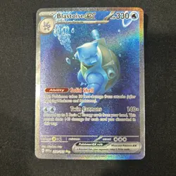 2023 POKEMON MEW EN-151 SPECIAL ILLUSTRATION RARE #200 BLASTOISE EX - Image 2