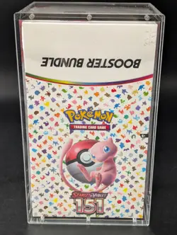Pokemon 151 SV3.5 Booster Bundle Display Case Sealed W/Acrylic Case - Image 1