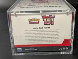 Pokemon 151 SV3.5 Booster Bundle Display Case Sealed W/Acrylic Case - Image 3
