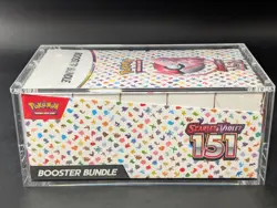 Pokemon 151 SV3.5 Booster Bundle Display Case Sealed W/Acrylic Case - Image 4