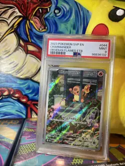 Pokemon TCG Charmander Obsidian Flames #044 SVP Black Star Promo Psa 9 - Image 2
