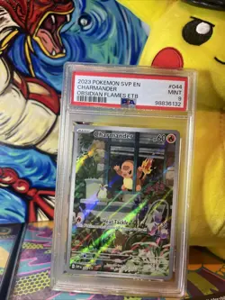 Pokemon TCG Charmander Obsidian Flames #044 SVP Black Star Promo Psa 9 - Image 3