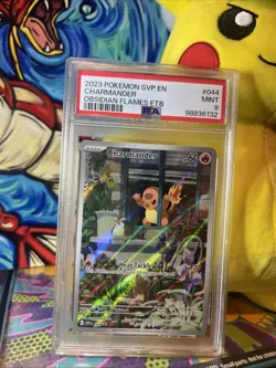 Pokemon TCG Charmander Obsidian Flames #044 SVP Black Star Promo Psa 9 - Image 4