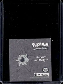 1999 Pokemon Non-Sport Stickers Staryu / Misty #PR15 - Image 2