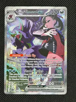 Marnie’s Grimmsnarl Ex SIR Pokemon Ascended Heroes 287/217 English Pack Fresh - Image 1