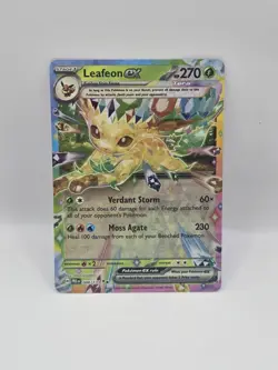 Pokemon Leafeon EX Double Rare Holo Sv: Prismatic Evolutions 006/131 270 HP - Image 1