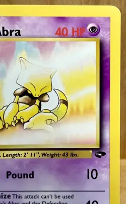 Sabrina's Abra 93/132 Gym Challenge Set 1st Edition 2000 Vintage Pokemon TCG - Image 5