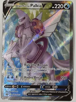 Origin Forme Palkia V SWSH253 Promo Pokemon TCG Full Art Sword And Shield - Image 5