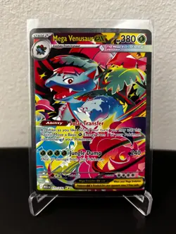 Pokemon Mega Venusaur EX 177/132 Mega Evolutions Special Illustration Rare NM - Image 1