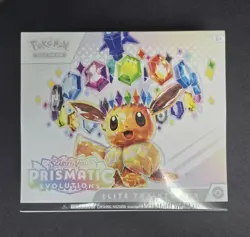 Pokemon TCG Prismatic Evolutions Elite Trainer Box Factory Sealed - Image 1
