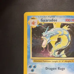 Pokemon Vintage Base Set Gyarados Holo Rare LP WoTC - Image 2