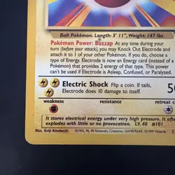 Pokemon Vintage Non-holo Rare Electrode Base Set 1999 21/102 - Image 4