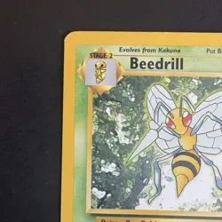 Vintage Pokemon Non Holo Rare Beedrill Base Set Tcg - Image 2