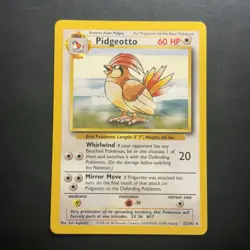 Vintage Pokemon Pidgeotto 22/102 Base Set Non-holo Rare WotC 1999 - Image 1