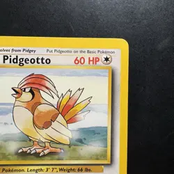 Vintage Pokemon Pidgeotto 22/102 Base Set Non-holo Rare WotC 1999 - Image 3