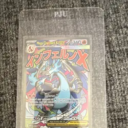 Pokemon Mega Charizard X ex 023 MEP Holo Mega Evolution EX Stage 2 360HP 90x - Image 1
