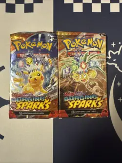 Pokemon TCG Surging Sparks Booster Pack X2 - Image 1