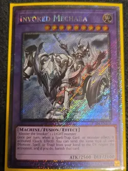 Yugioh! Invoked Mechaba - RA04-EN279 - Platinum Secret Rare - 1st Edition Nm - Image 1