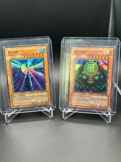 Yugioh TCG Kazejin Suijin MRD-026 027 Vintage LP/MP - Image 1