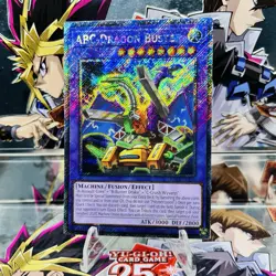 Yugioh ABC-Dragon Buster RA04-EN271 Platinum Secret Rare 1st Ed Near Mint - Image 1