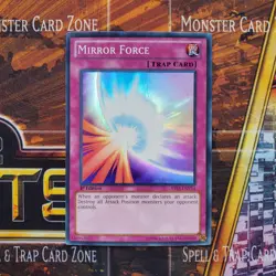 1x Mirror Force - Super Rare - YS13-ENV14 - 1st Ed - LP - Image 1