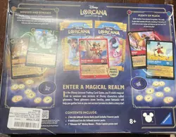Disney Lorcana Trading Card Game 2 Decks 4 Booster Packs 1 Promo Card Damaged Bx - Image 2