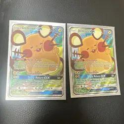 Pokemon Dedenne GX Holo Card Lot 195a/214 GX Ability English Pokemon TCG 2x - Image 1