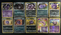 Pokemon TCG Koffing & Weezing Lot: 10 Card Collection Set - Image 1