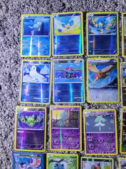 Vintage Mid era Reverse Holo 54 Pokemon Card Lot LP Read No Dupes Cute - Image 3