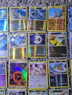 Vintage Mid era Reverse Holo 54 Pokemon Card Lot LP Read No Dupes Cute - Image 4