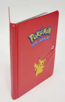 Pokemon TCG - 4 Pocket Portfolio - 1999 Red PIKACHU Vintage (Holds 80 Cards) - Image 4