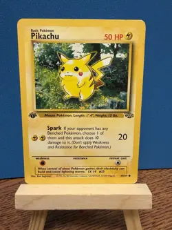 Pokemon TCG Pikachu 60/64 Jungle 1st Edition Common Card - Image 1