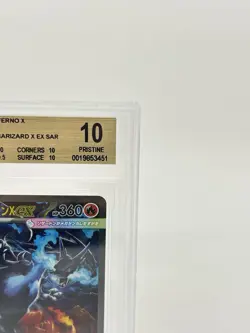 BGS 10 Pokemon Card Japanese Mega Charizard X ex SAR 110/080 MEGA Inferno X SAR - Image 3