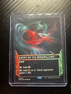 Grove of the Burnwillows (0017) Borderless M/NM EOE - Image 1