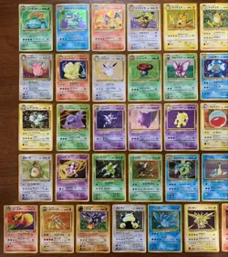 Early Series Rare Card Pokemon Old Back Complete Set Charizard - Image 3