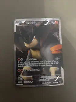 Pokemon TCG Terrakion Noble Victories Holo Card 2011 Full Art - Image 1