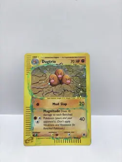 2 Original Pokemon Cards – Flareon Holo 2005 +Dugtrio Reverse Holo 2002 –Vintage - Image 3